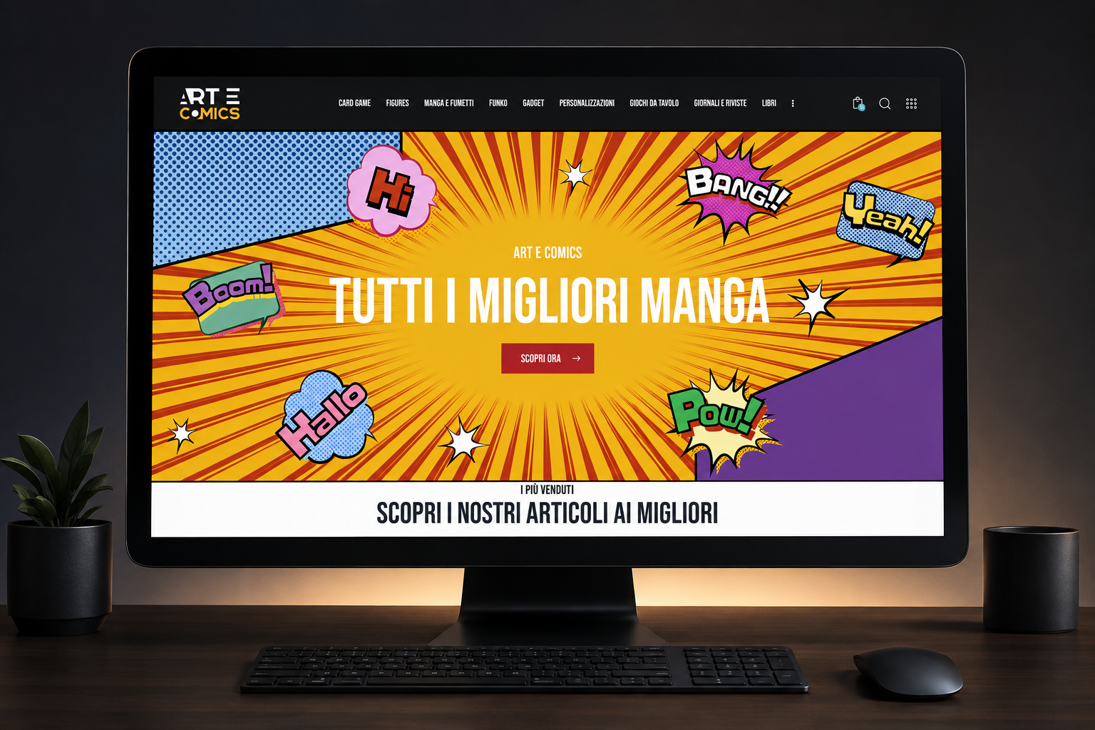 E-Commerce Art & Comics